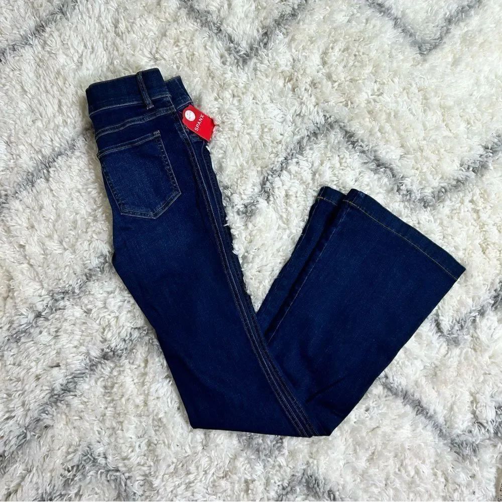 SPANX Dark Blue Flare Women's Jeans